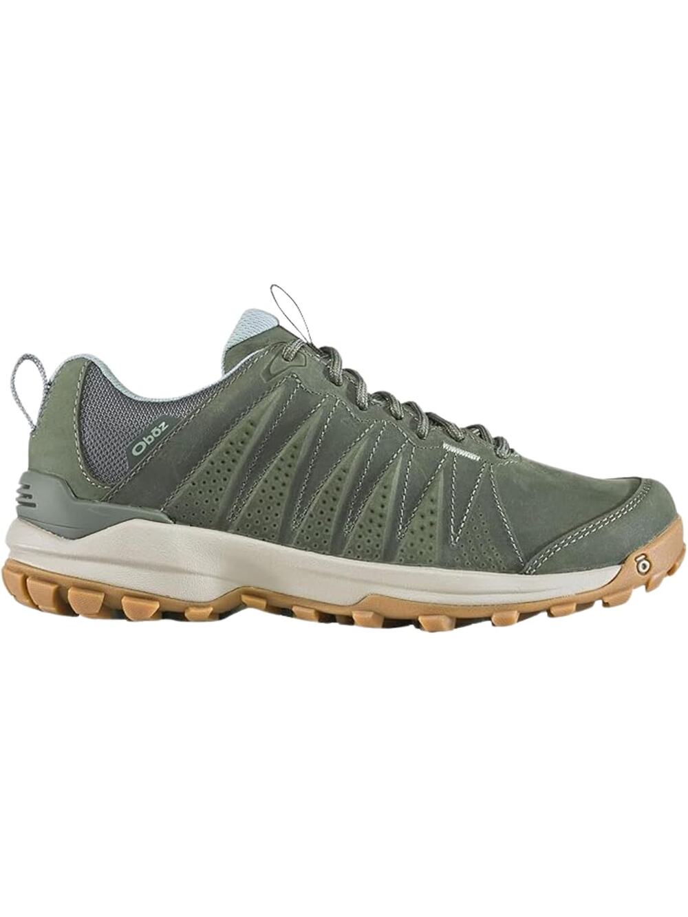 NWT Oboz Women's Sypes Low Leather B-Dry Shoes, Size 9, Gravel